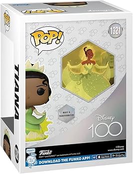 Amazon.com: POP Disney: Disney 100 - Tiana Funko Vinyl